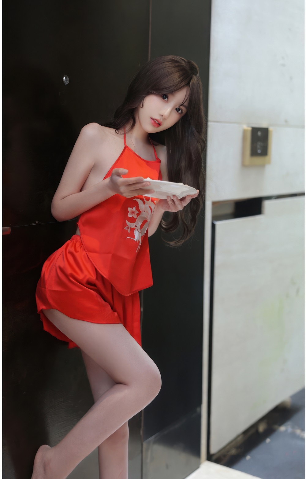 桃妖夭-内购助力作品-新年主题红肚兜[125P+8V] 写真散本 预览2图