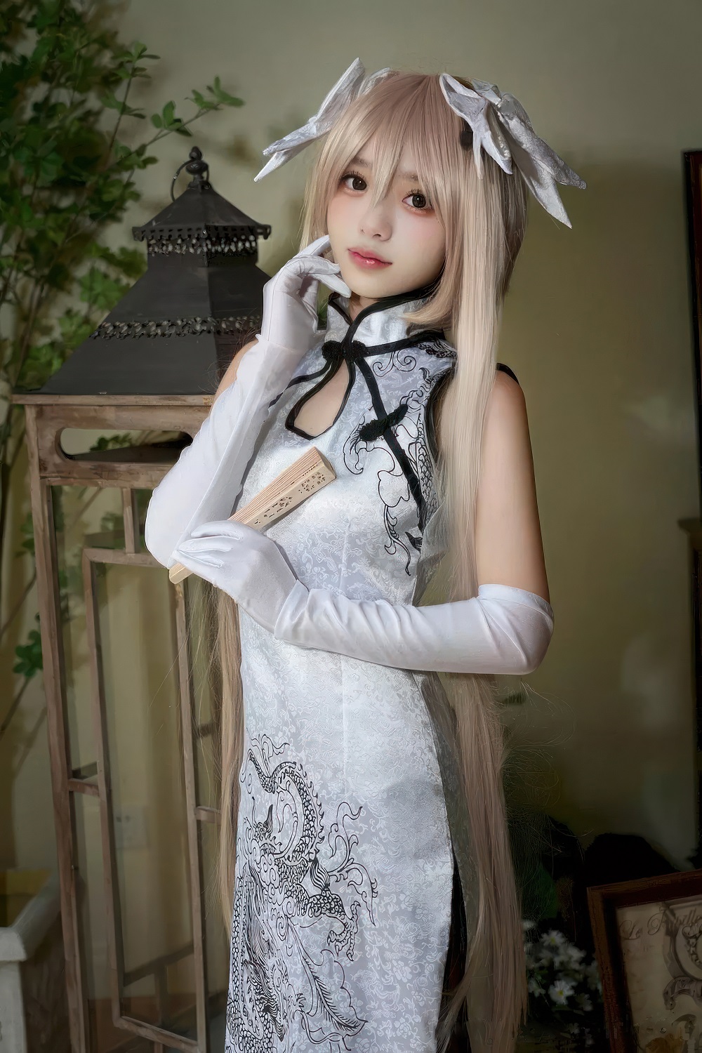 Liya莉莉娅-缘之空-穹妹旗袍[21P] 写真散本 预览1图