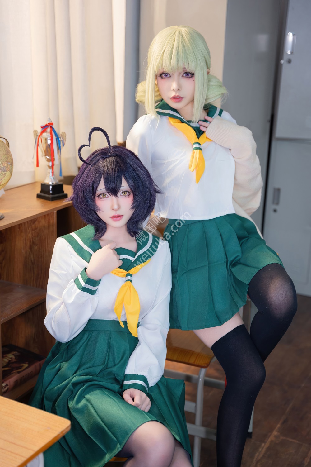 清水由乃&猪突猛蛋-柊舞缇娜JK&阿良河琪舞JK[81P] 稀缺图包 预览1图