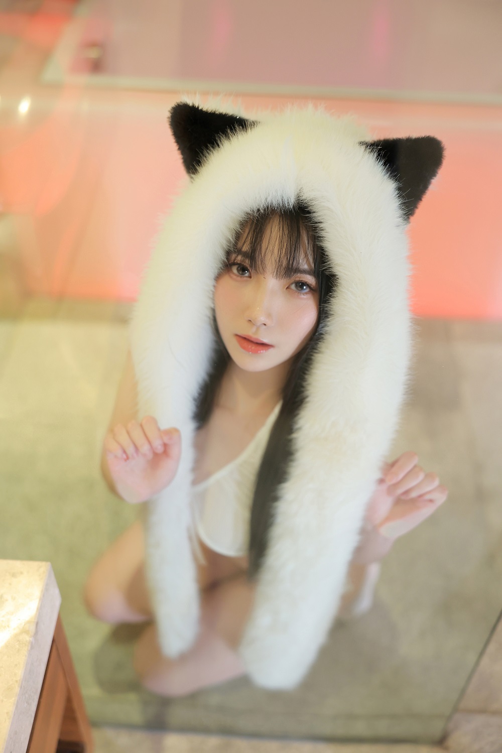 软情-内购助力作品-浴室内衣白袜[73P] 写真散本 预览3图