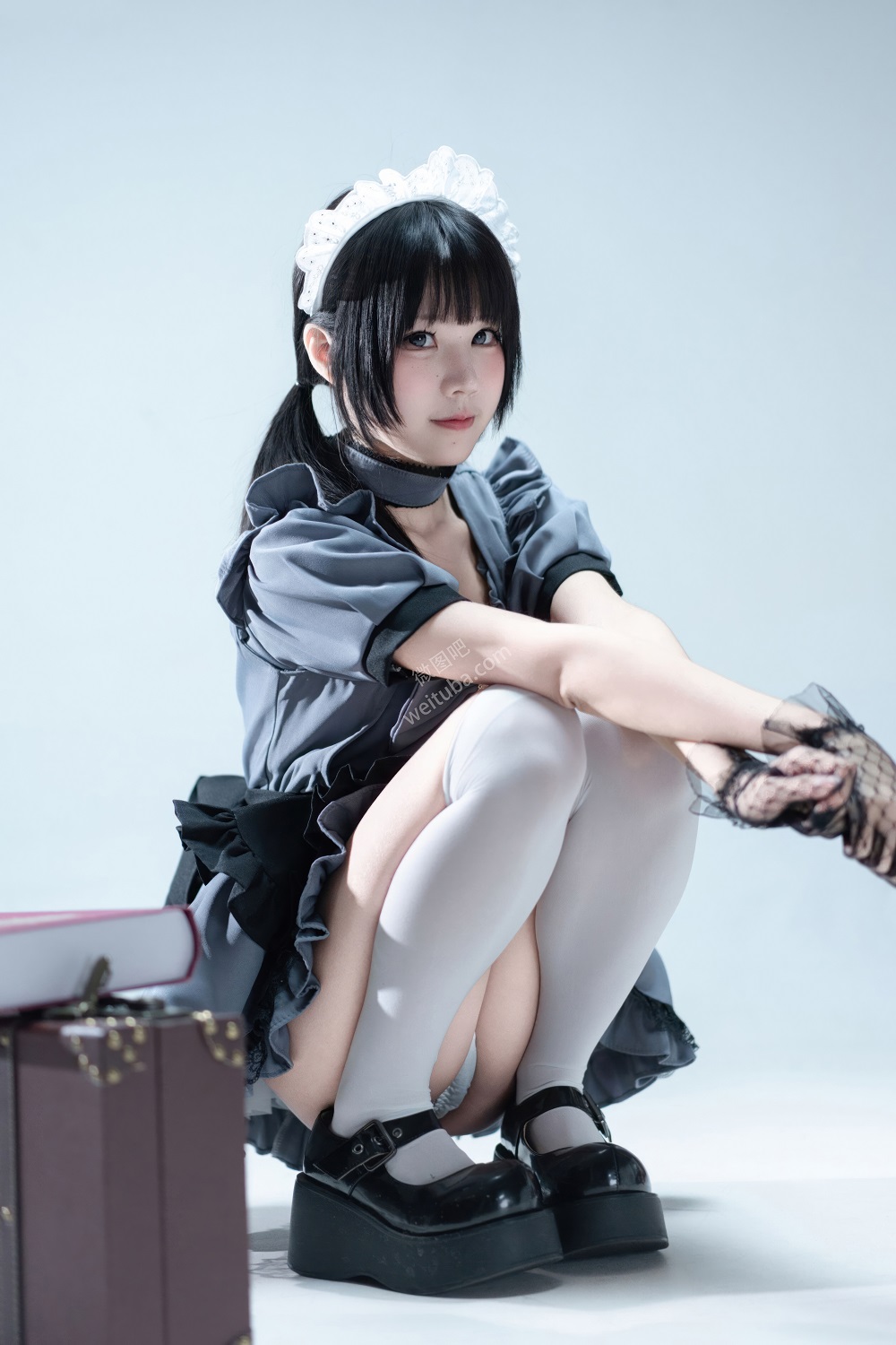 清水凪-手提箱与灰色女仆[80P] 稀缺图包 预览2图