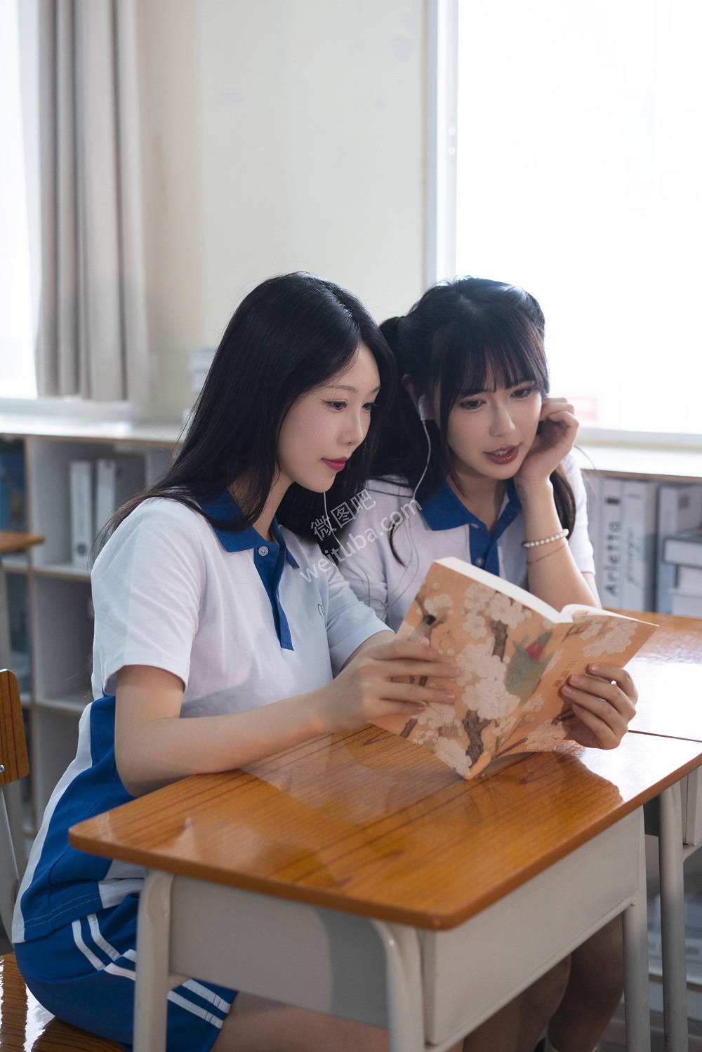 抖娘利世&Tina很妖孽呀-同桌涩涩的你[95P+1V] 稀缺图包 预览1图
