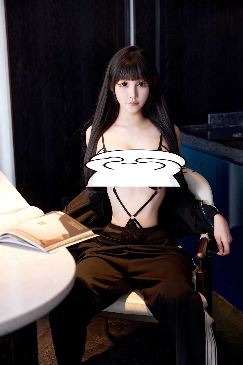 智恩baby-内购助力作品-破洞黑丝情趣[77P+1V] 写真散本 预览2图