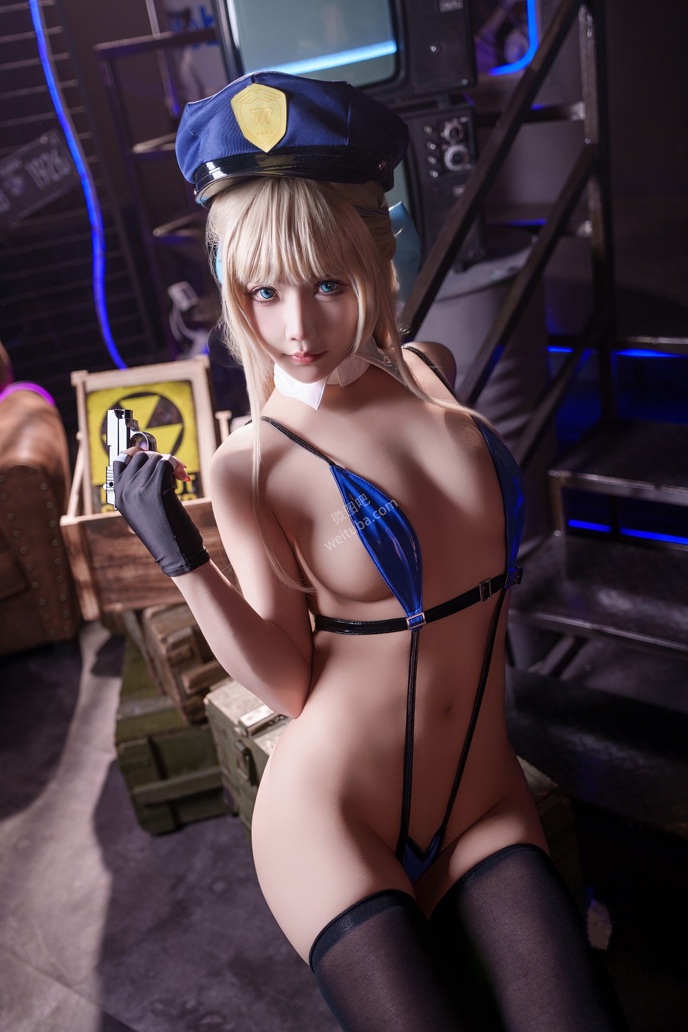 抱走莫子aa-蔚蓝档案-飞鸟马时制服[67P+6V] 稀缺图包 预览2图