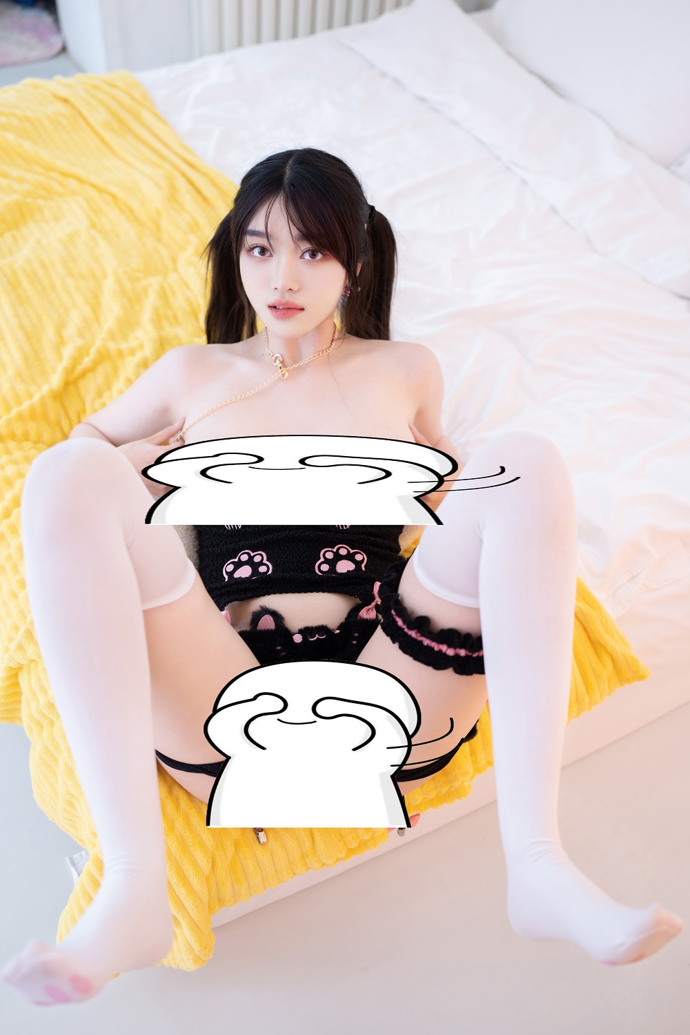 白露lulu-内购助力作品-反差小猫[80P] 写真散本 预览3图