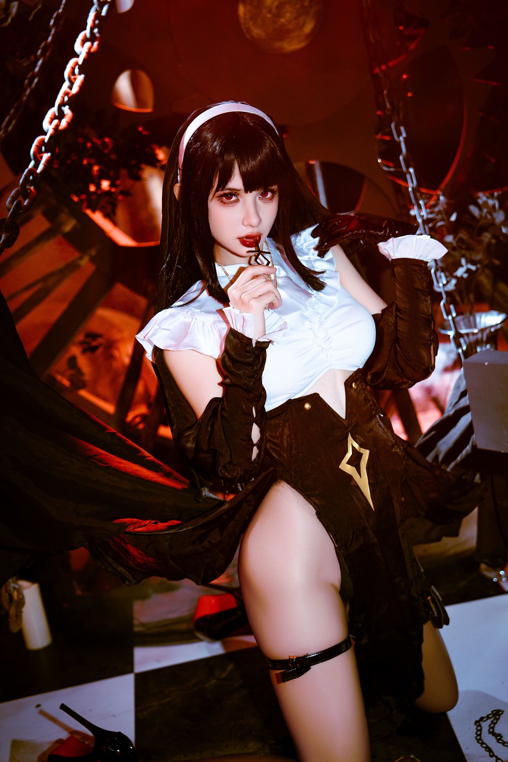 FiHANNA-万圣节战斗修女[35P] 写真散本 预览1图