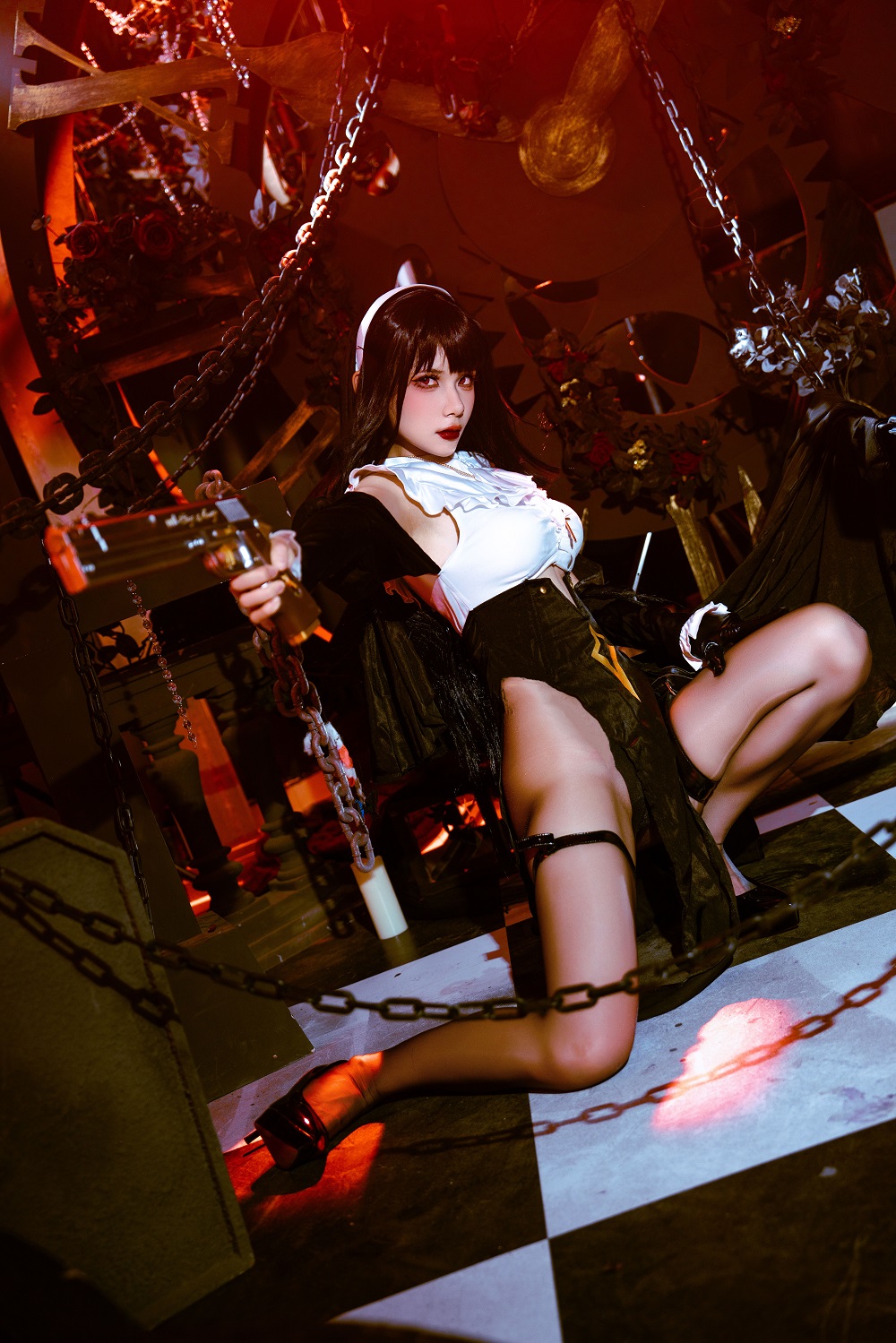 FiHANNA-万圣节战斗修女[35P] 写真散本 预览3图