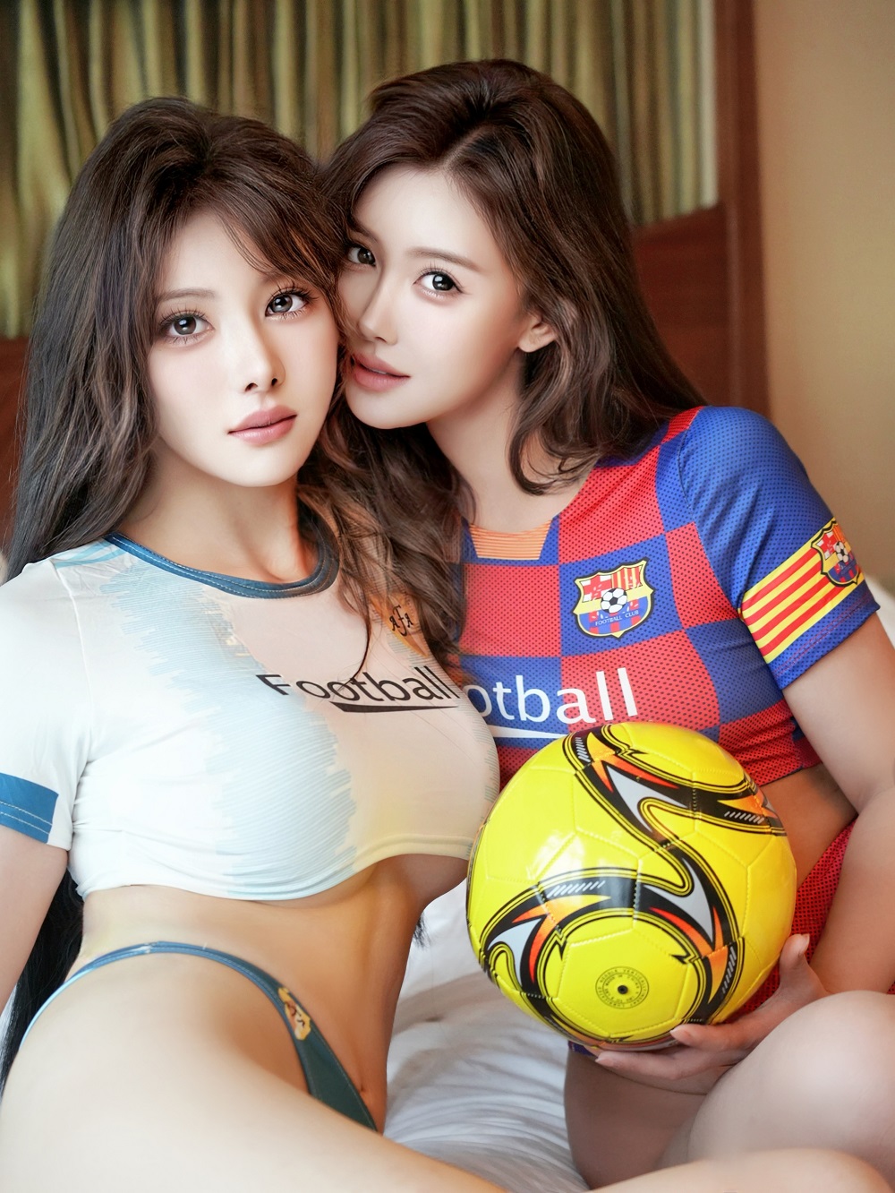 梨霜儿&金允希Yuki-内购助力作品-足球宝贝[113P+3V] 写真散本 预览3图