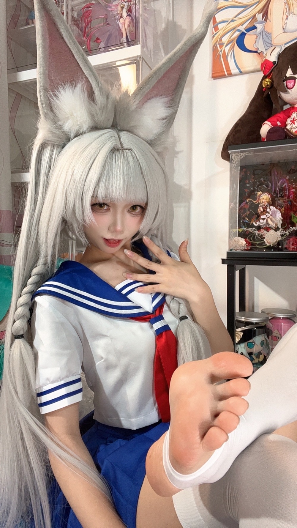 白栎Shirly-碧蓝航线-朝凪[66P+8V] 写真散本 预览1图