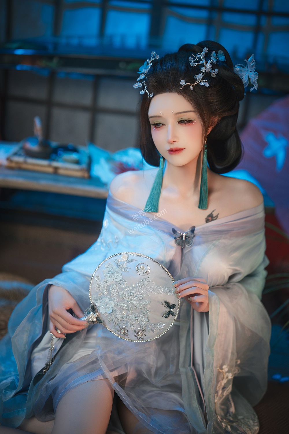 鹿八岁baby-2025七夕特辑-碎蝶梦[240P+3V] 稀缺图包 预览1图