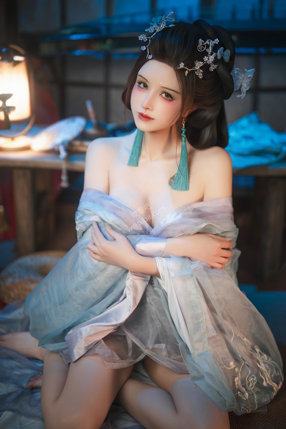 鹿八岁baby-2025七夕特辑-碎蝶梦[240P+3V] 稀缺图包 预览2图