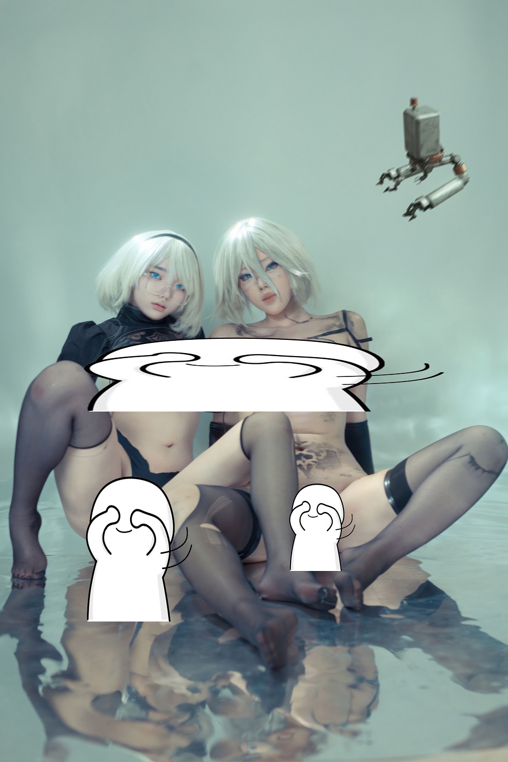 钛合金TiTi&莉犬酱-尼尔双人-2B&A2[123P+1V] 稀缺图包 预览2图