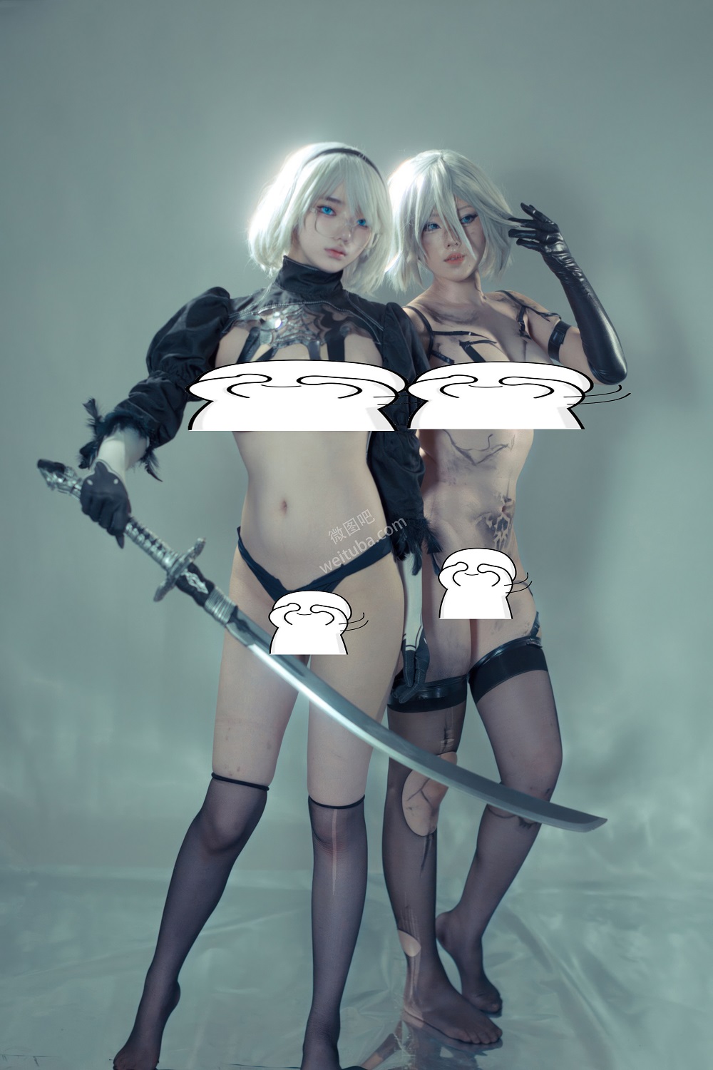 钛合金TiTi&莉犬酱-尼尔双人-2B&A2[123P+1V] 稀缺图包 预览3图